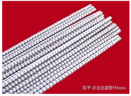 帶有波結(jié)結(jié)構(gòu)的換熱管，通過管徑不斷變化形成湍流，強(qiáng)化傳熱。